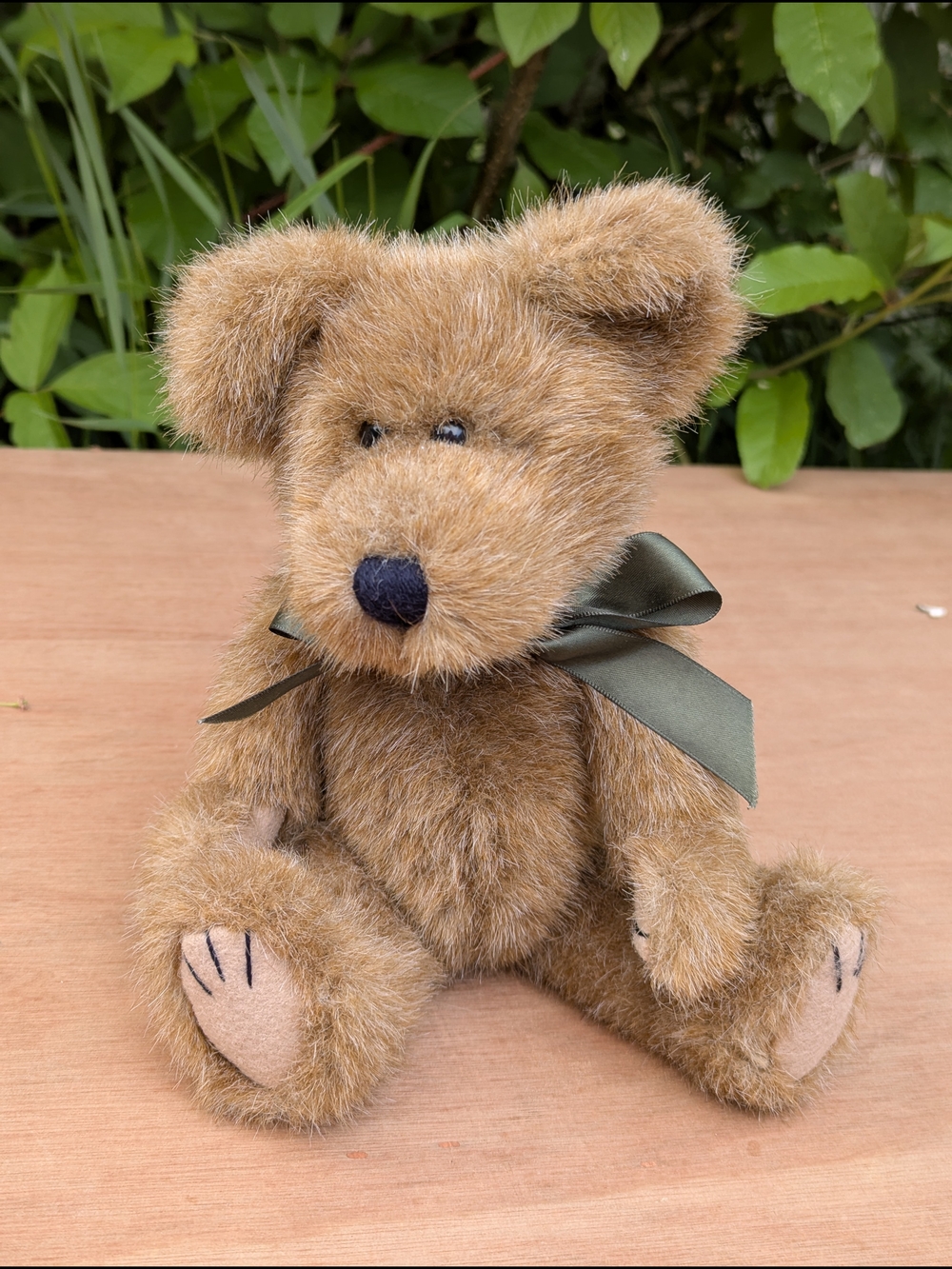 Vintage Boyds Bear Webster Weighted Shelf Sitter Plush Cottagecore Dark Academia